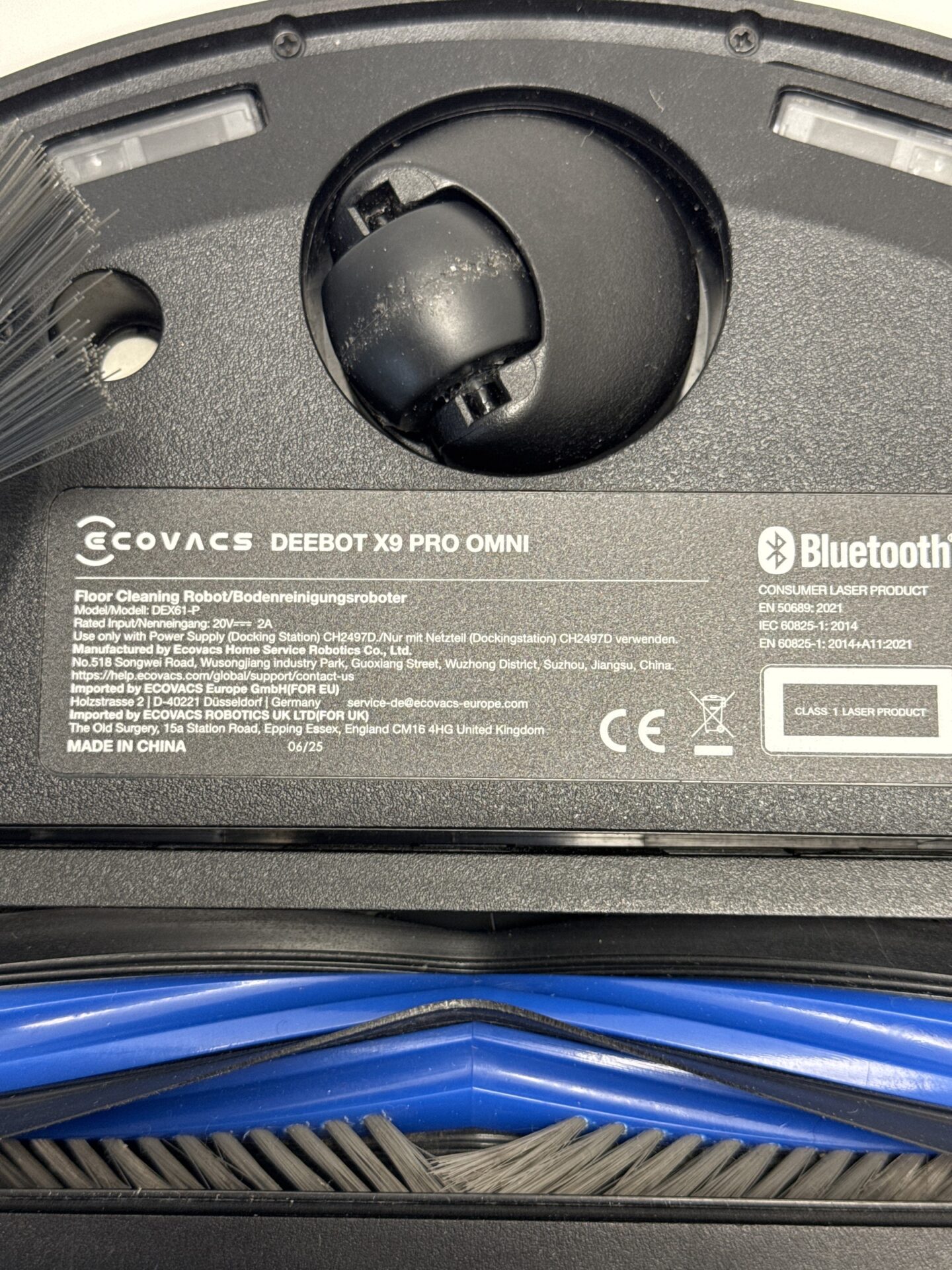 Robotas dulkių siurblys su grindų plovimo funkcija ECOVACS (X9 PRO OMNI) (naudota) — nuotrauka 14