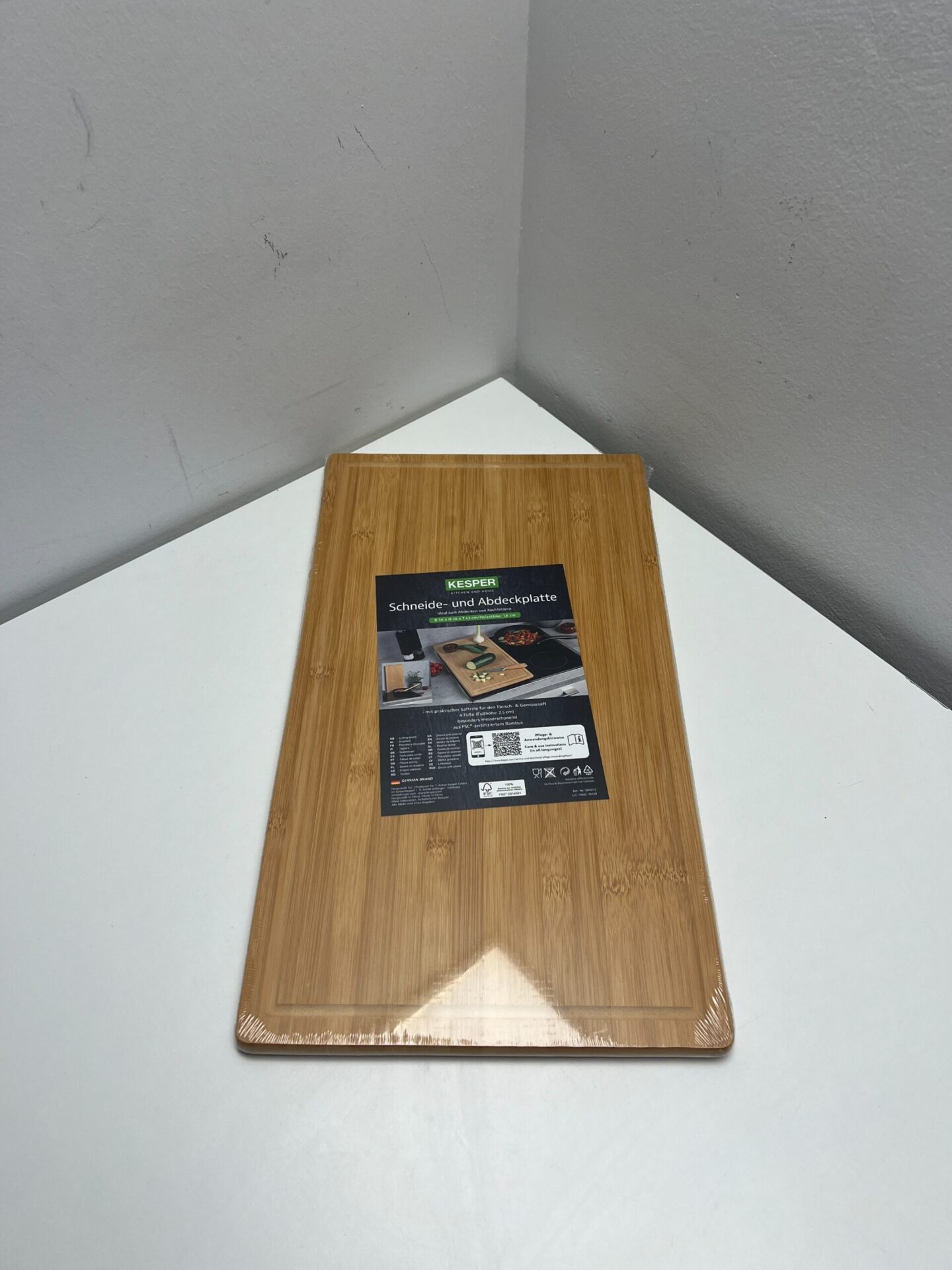 Kesper viryklės dangtis (bambukinis viryklės dangtis 50x28x4,5 cm) (naudota) — nuotrauka 2