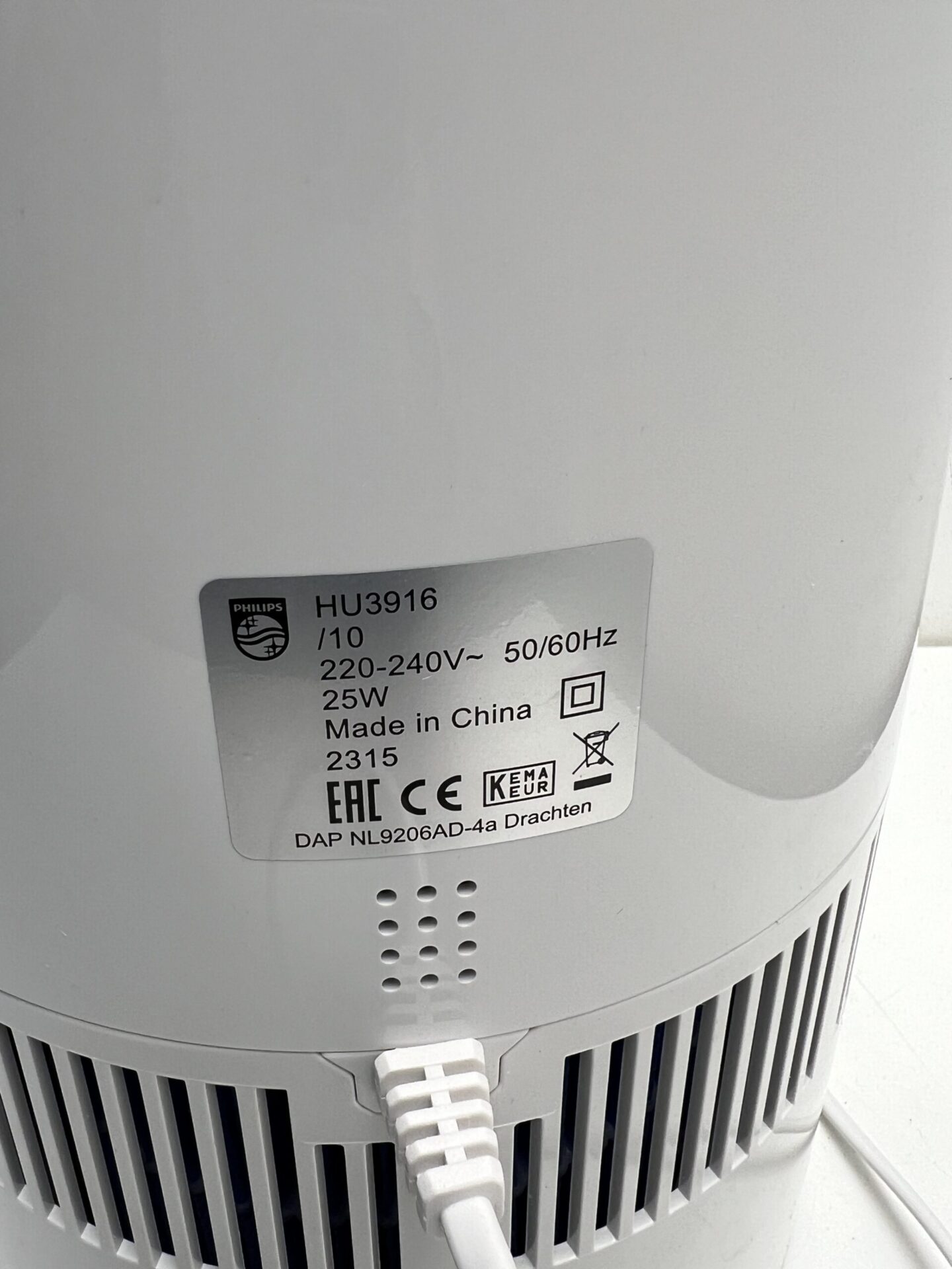 Philips oro drėkintuvas (3000 serija HU3916/10) (naudota) — nuotrauka 4