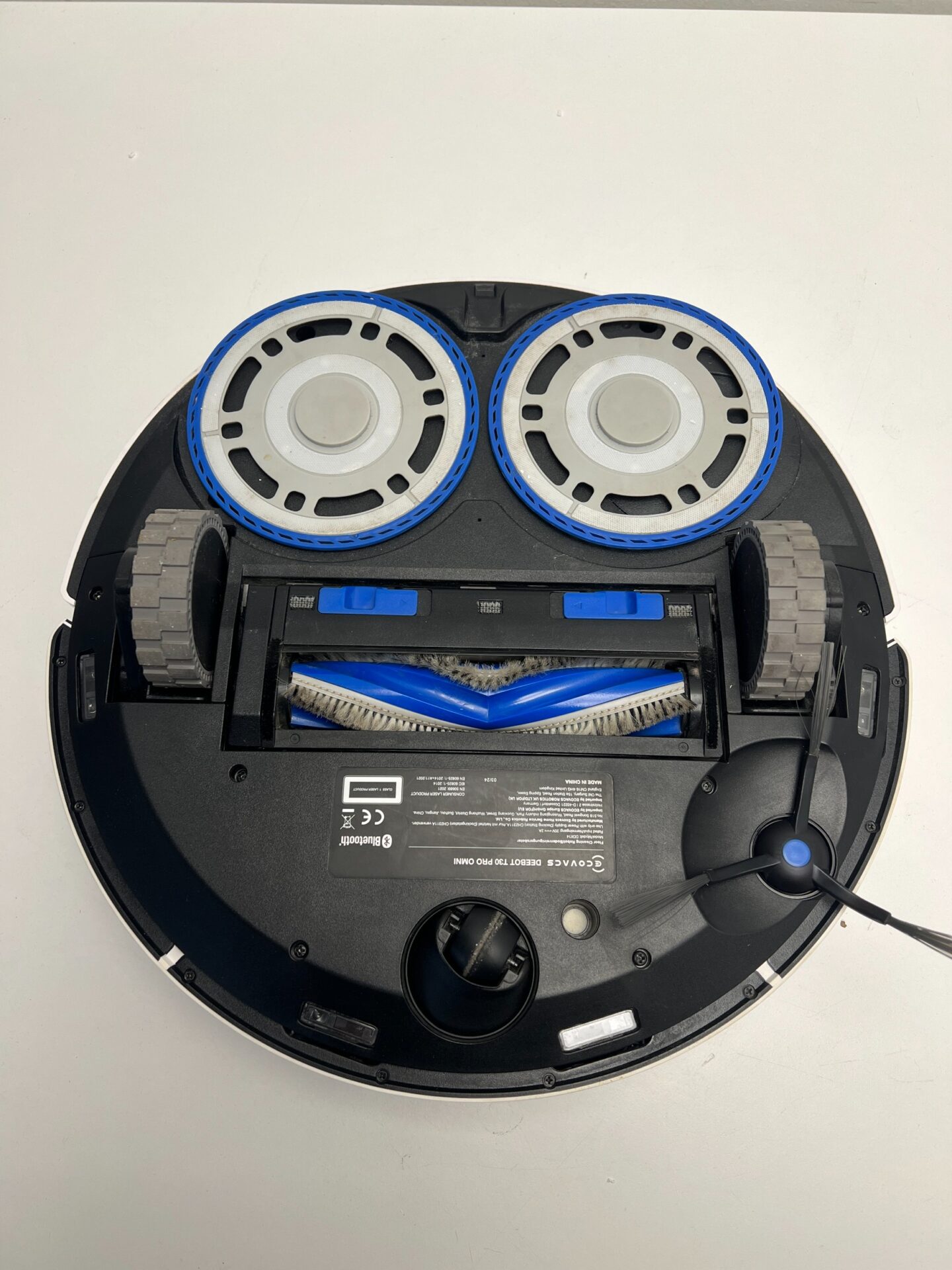 Ecovacs robotas dulkių siurblys ir grindų plovimo įrenginys (DEEBOT T30 PRO OMNI) (naudota) — nuotrauka 10