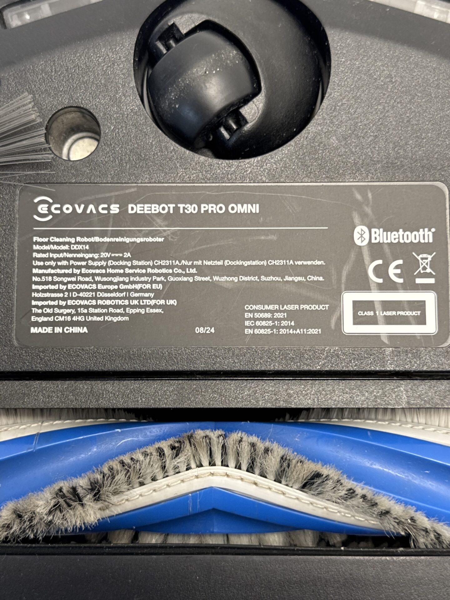 Robotas dulkių siurblys su grindų plovimo funkcija ECOVACS (T30 PRO OMNI) (naudota) — nuotrauka 13