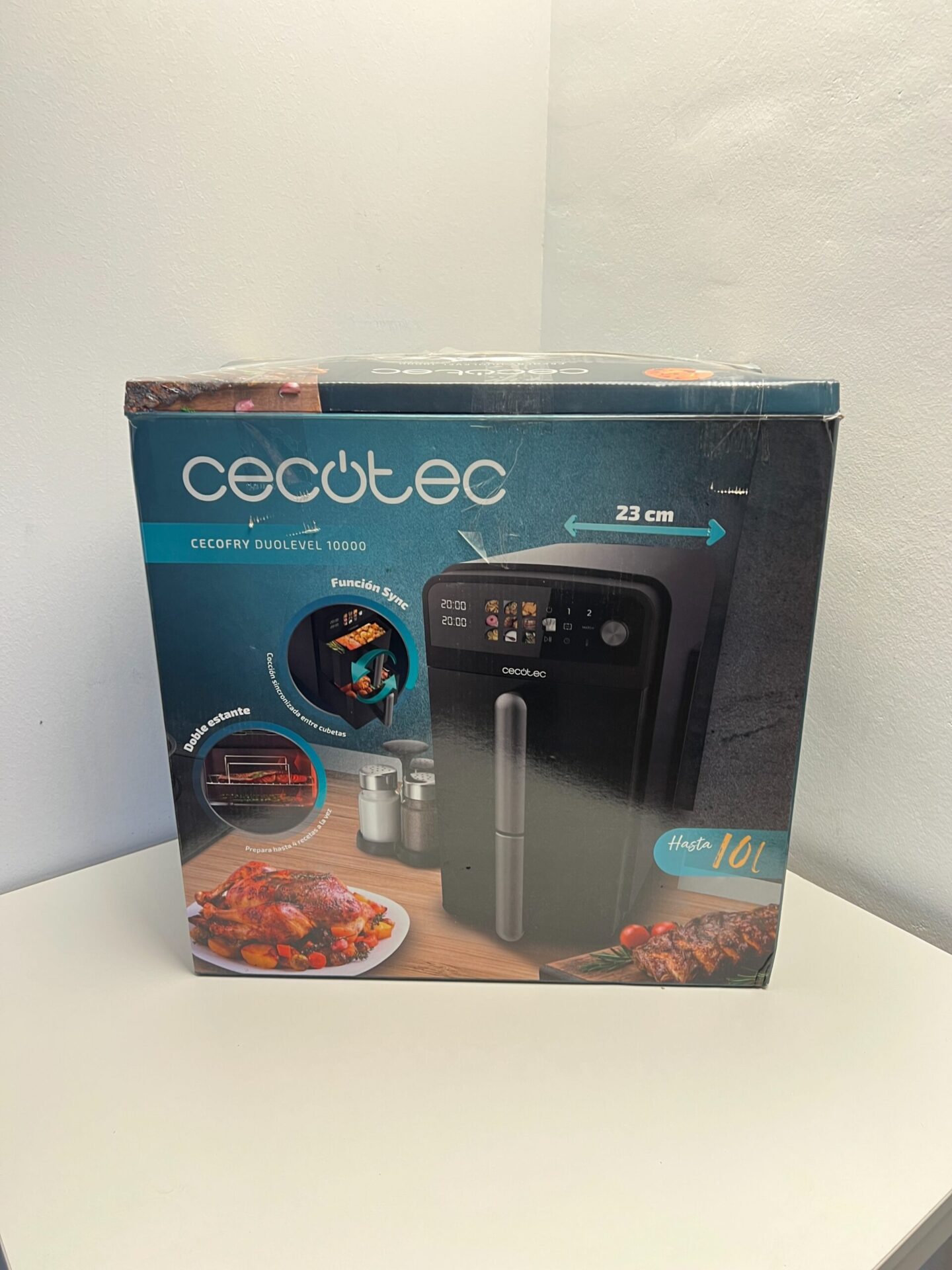 Cecotec karšto oro gruzdintuvė (DuoLevel 10L) (naudota) — nuotrauka 10