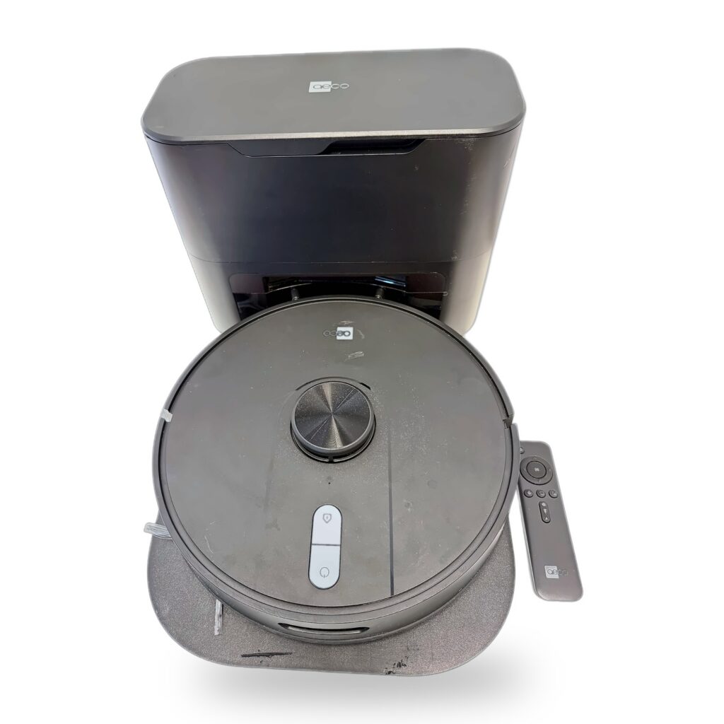 Siurbiantis ir šluostantis robotas su aeco surinkimo stotele (VacuBot X5 PLUS) (naudota)