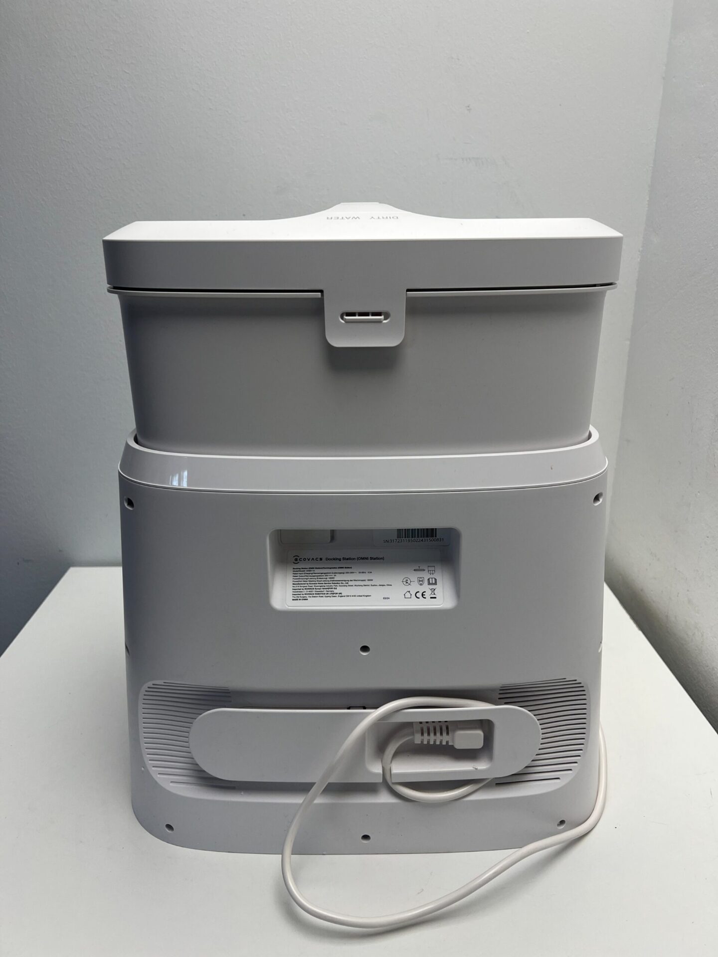 Ecovacs robotas dulkių siurblys ir grindų plovimo įrenginys (DEEBOT T30 PRO OMNI) (naudota) — nuotrauka 6