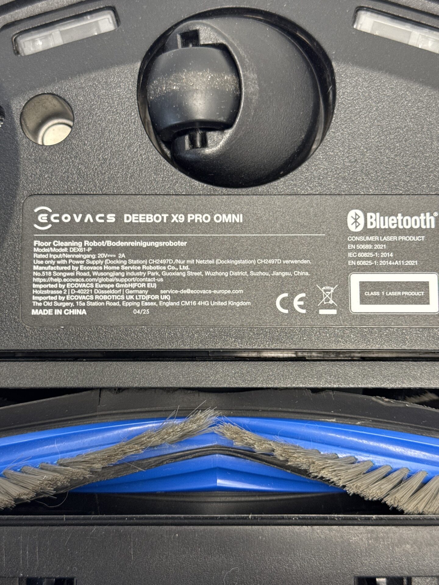 Robotas dulkių siurblys su grindų plovimo funkcija ECOVACS (X9 PRO OMNI) (naudota) — nuotrauka 14