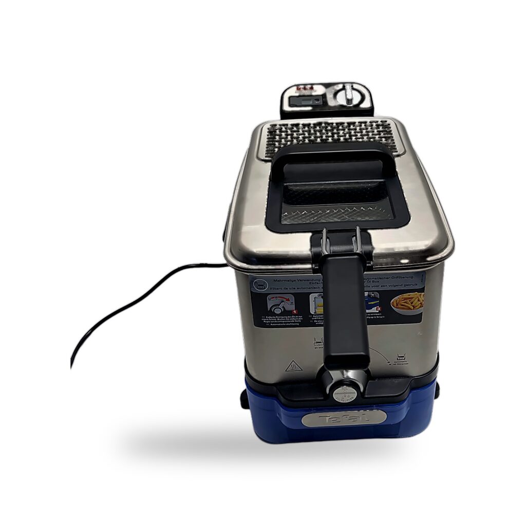 Tefal gruzdintuvė (Oleoclean Pro Inox & Design FR8040) (naudota)
