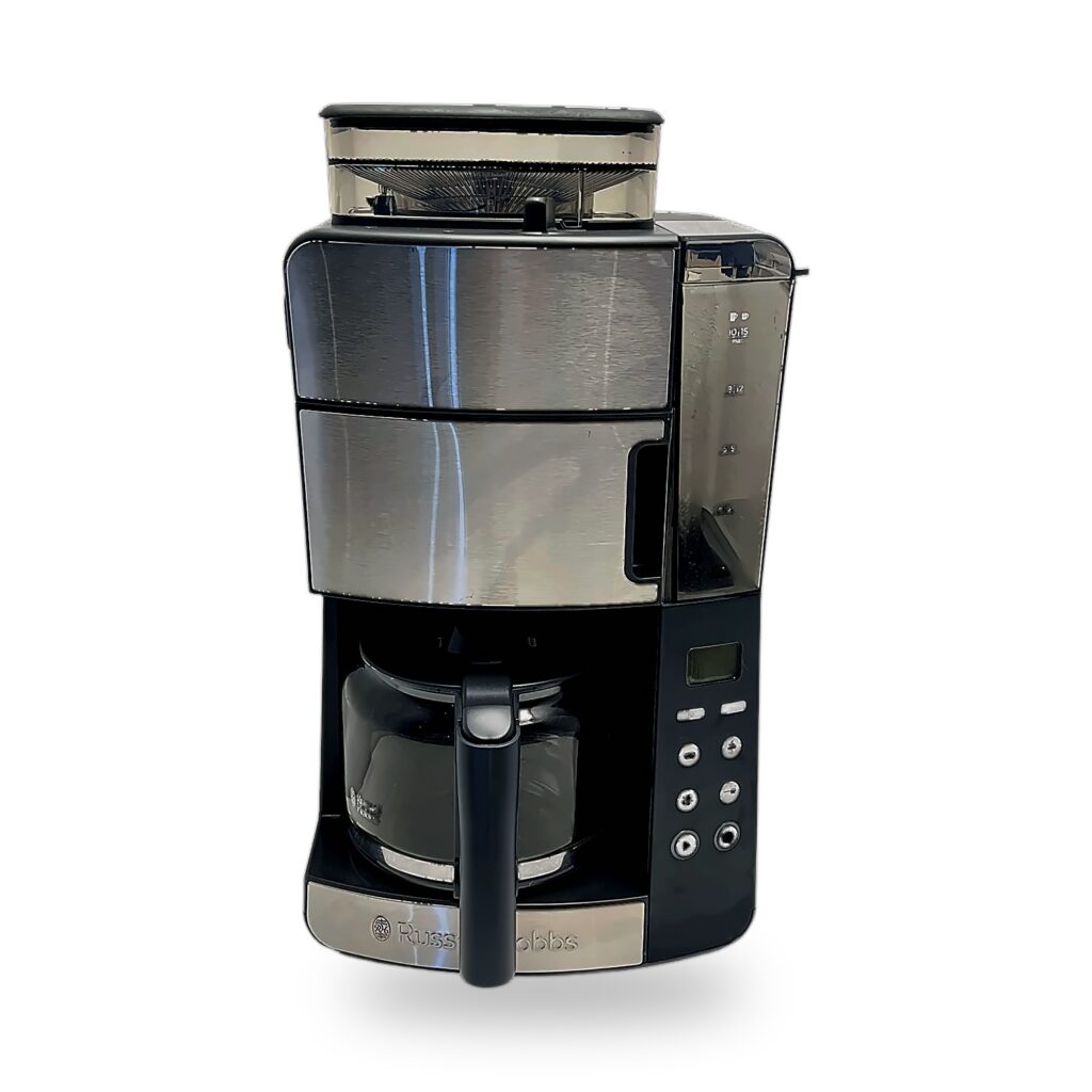 Kavos aparatas su malūnėliu „Russell Hobbs“ (25610-56) (naudota)
