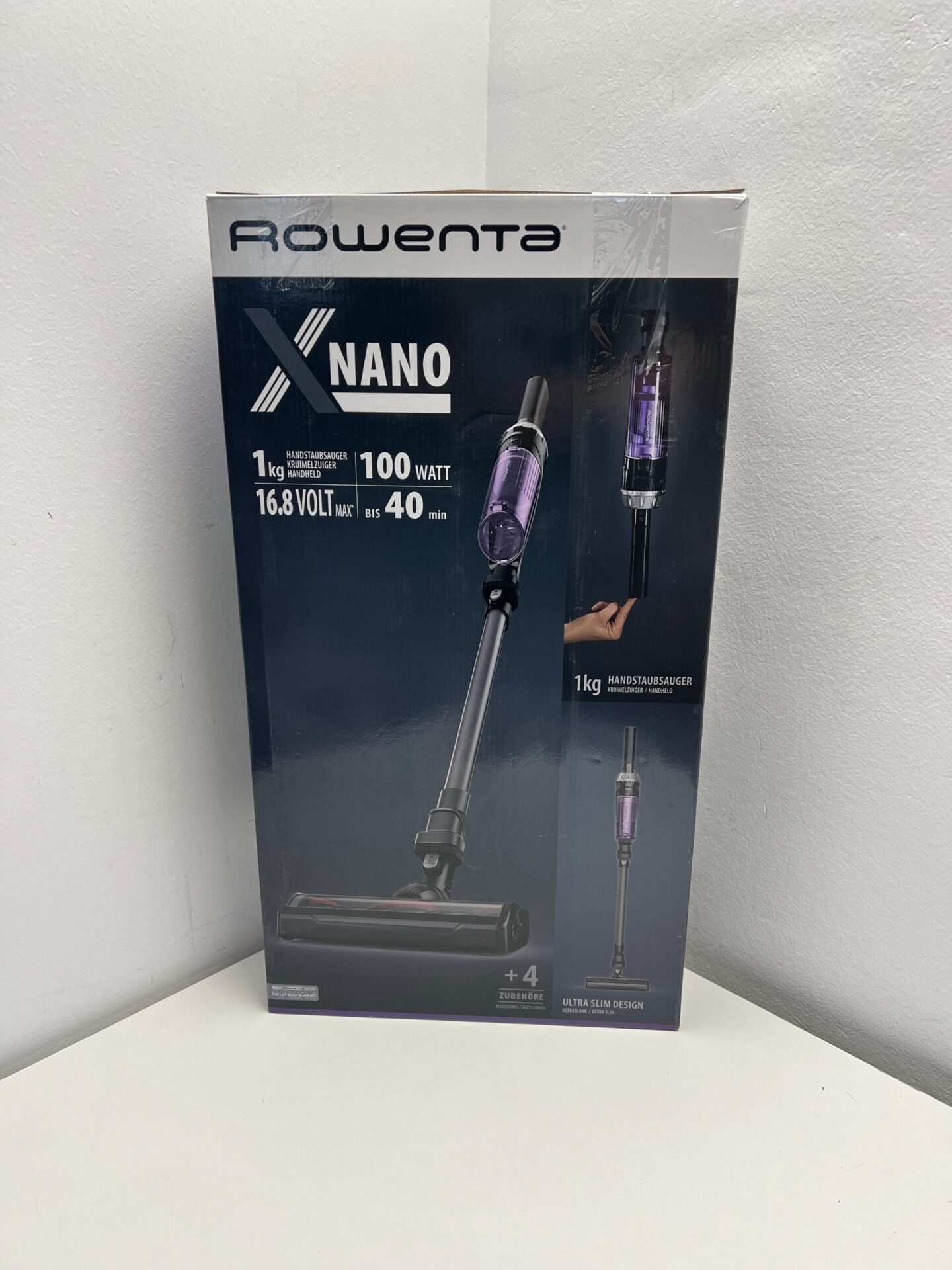 Rowenta akumuliatorinis dulkių siurblys (X-Nano RH1128) (naudota) — nuotrauka 9