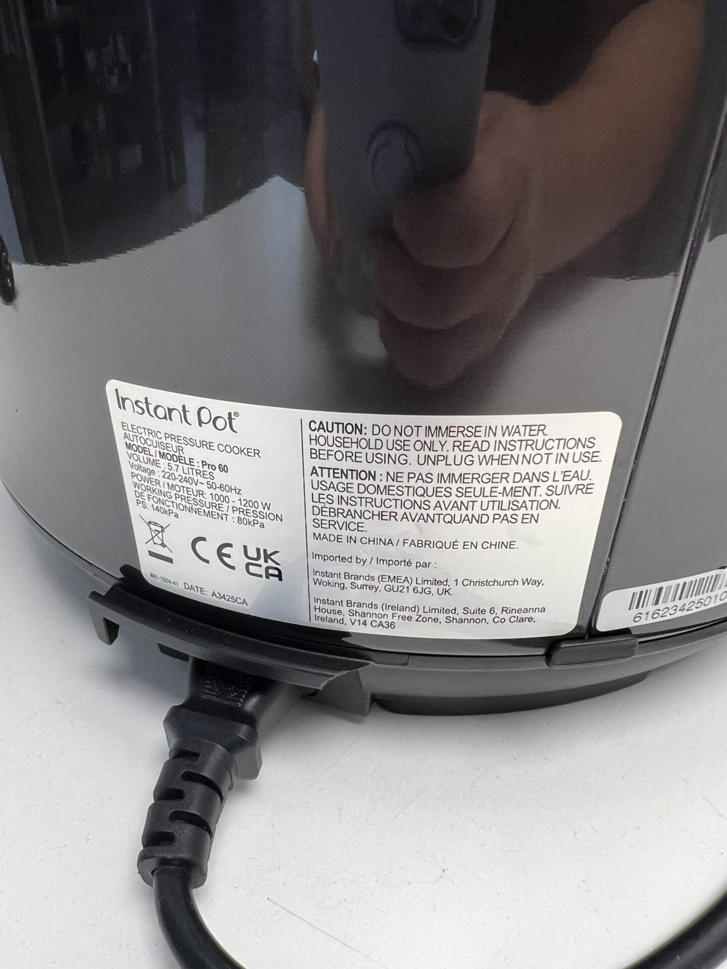 Daugiafunkcis virtuvės prietaisas „Instant Pot“ (Pro 6) (naudota) — nuotrauka 5