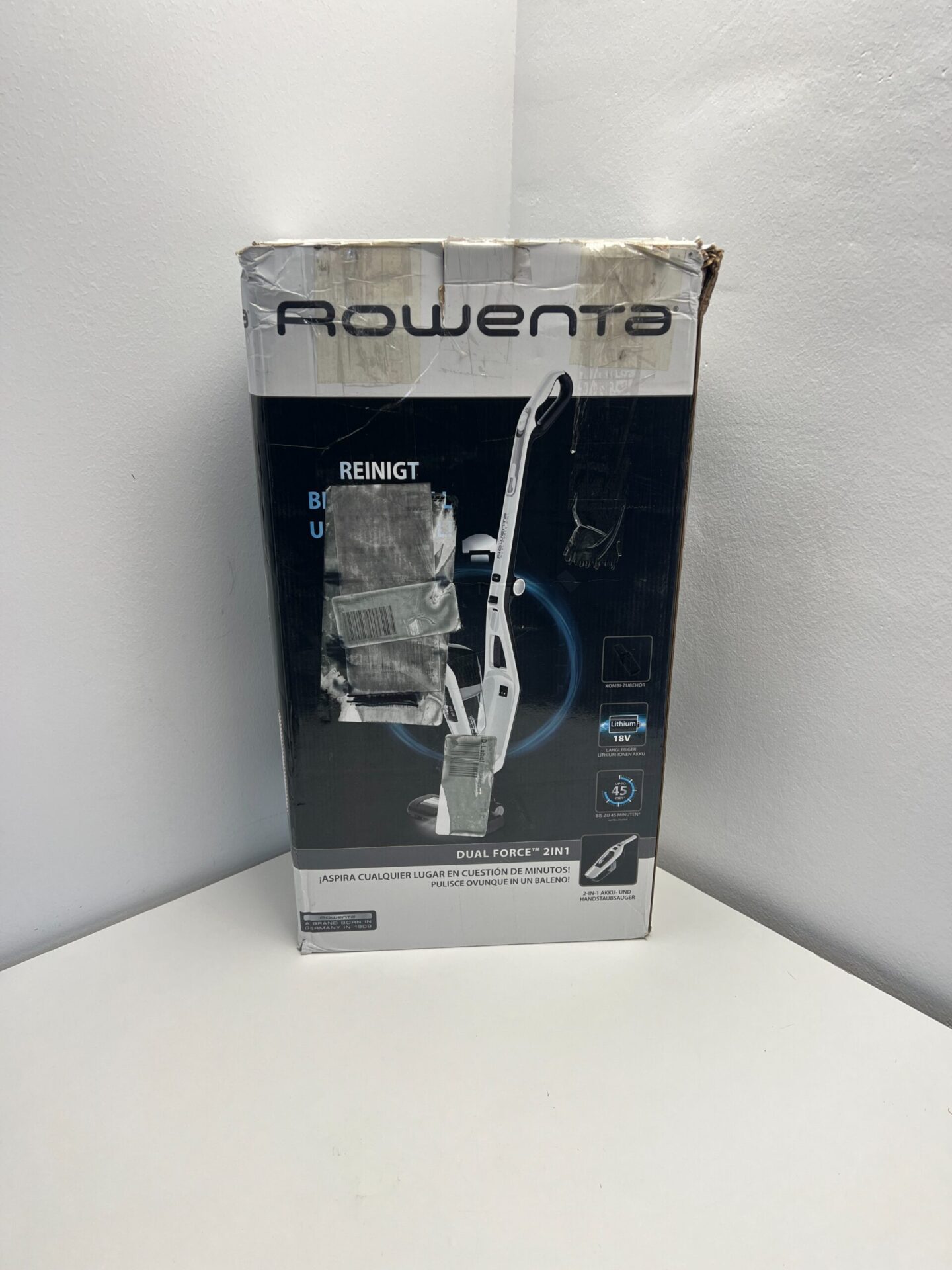 Rowenta belaidis vertikalus dulkių siurblys (Dual Force RH6737) (naudota) — nuotrauka 15