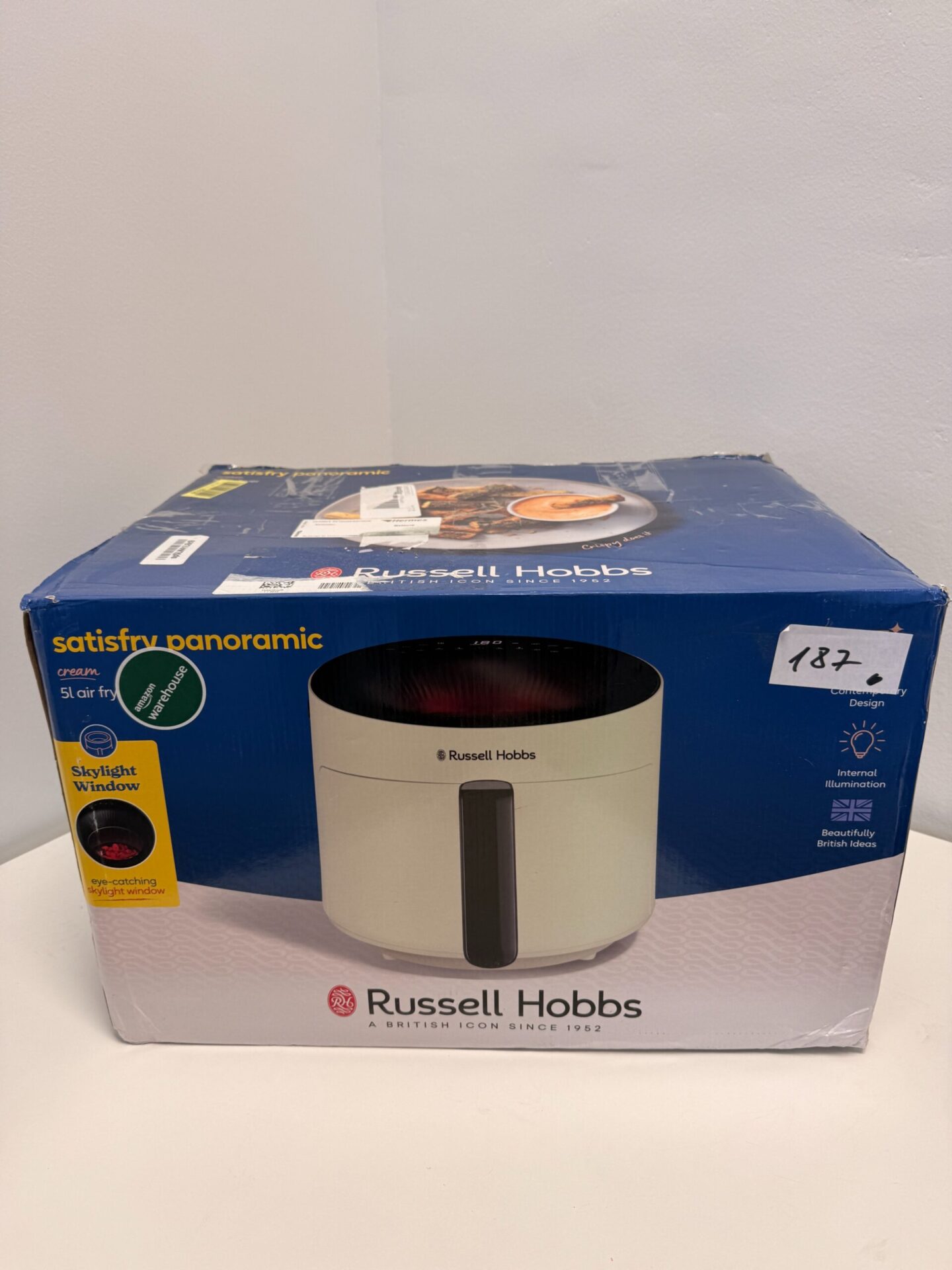 Russell Hobbs karšto oro gruzdintuvė (SatisFry Panoramic) (naudota) — nuotrauka 6