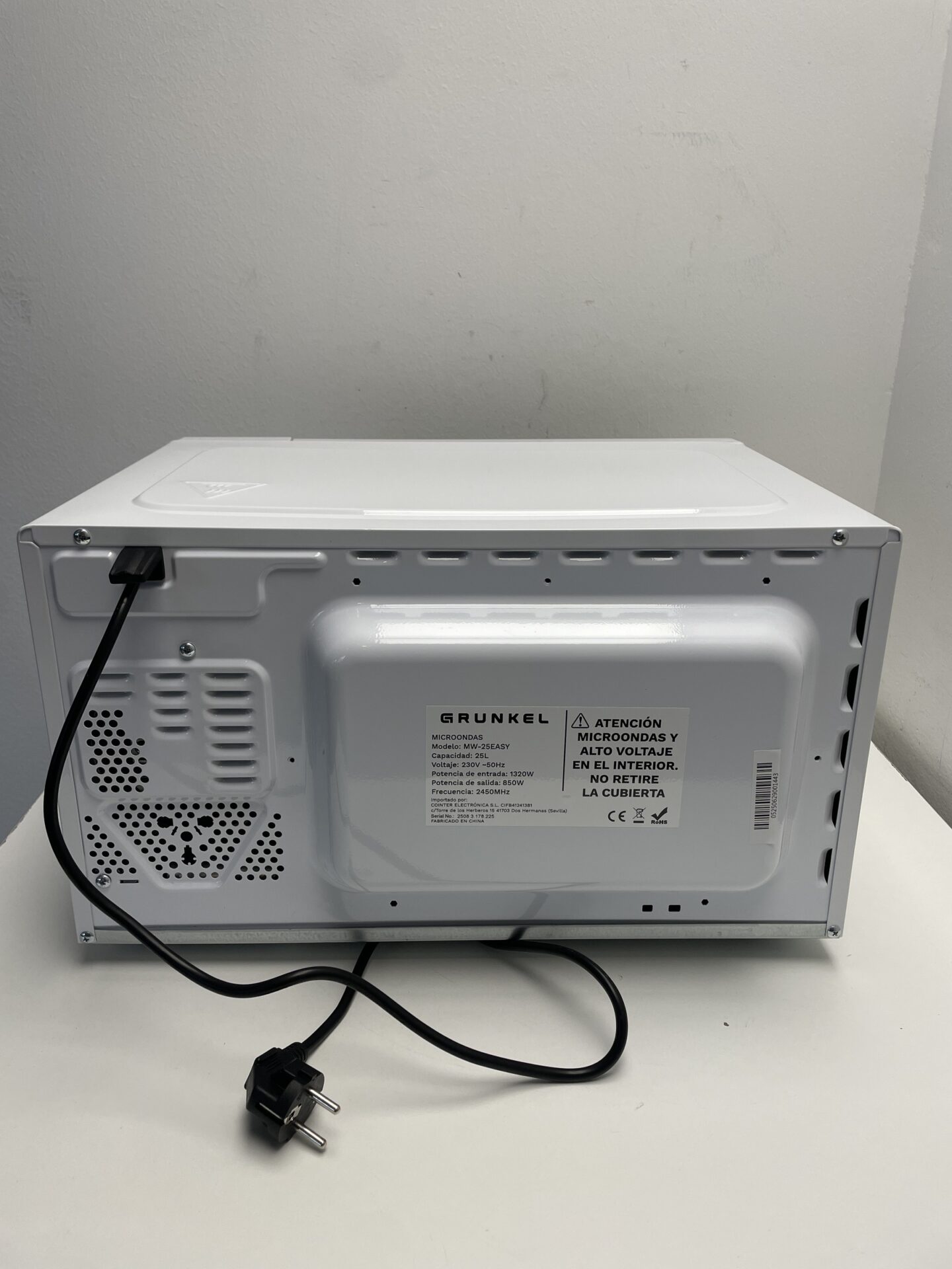 Mikrobangų krosnelė GRUNKEL (MW-25EASY) (naudota) — nuotrauka 8