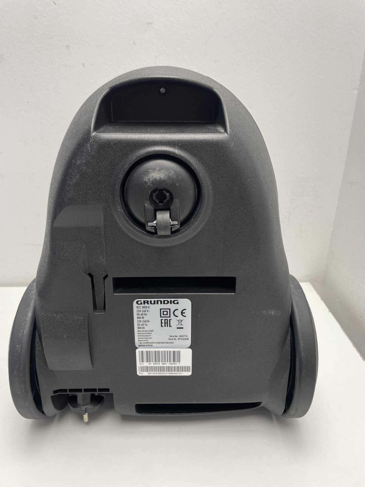 Grundig cilindrinis dulkių siurblys (VCC 3850 A) (naudota) — nuotrauka 9