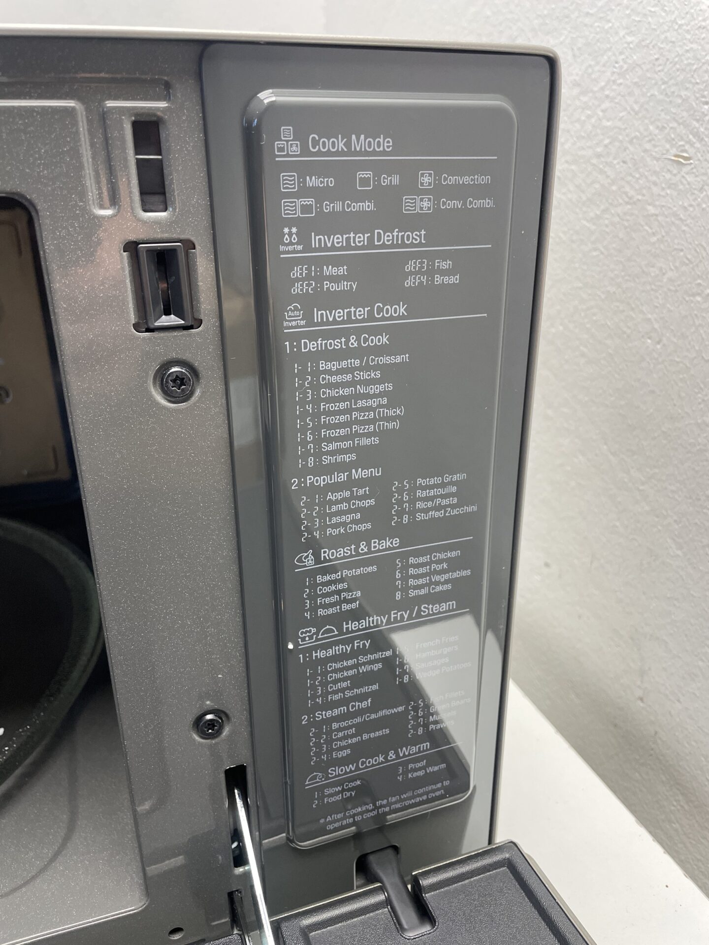 LG mikrobangų krosnelė (MJ3965ACS) (naudota) — nuotrauka 5