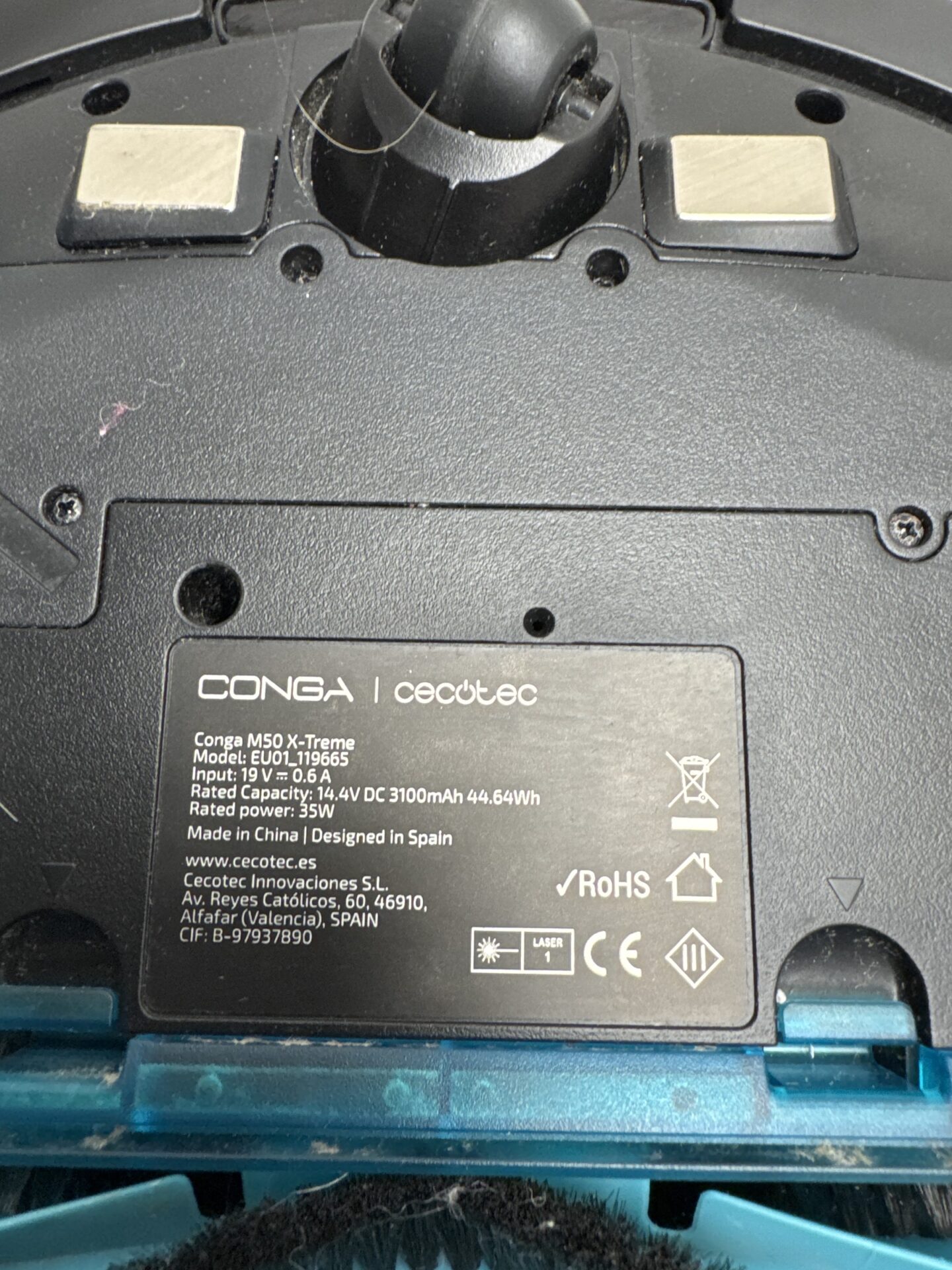Cecotec robotas dulkių siurblys (M50 X-Treme) (naudota) — nuotrauka 4