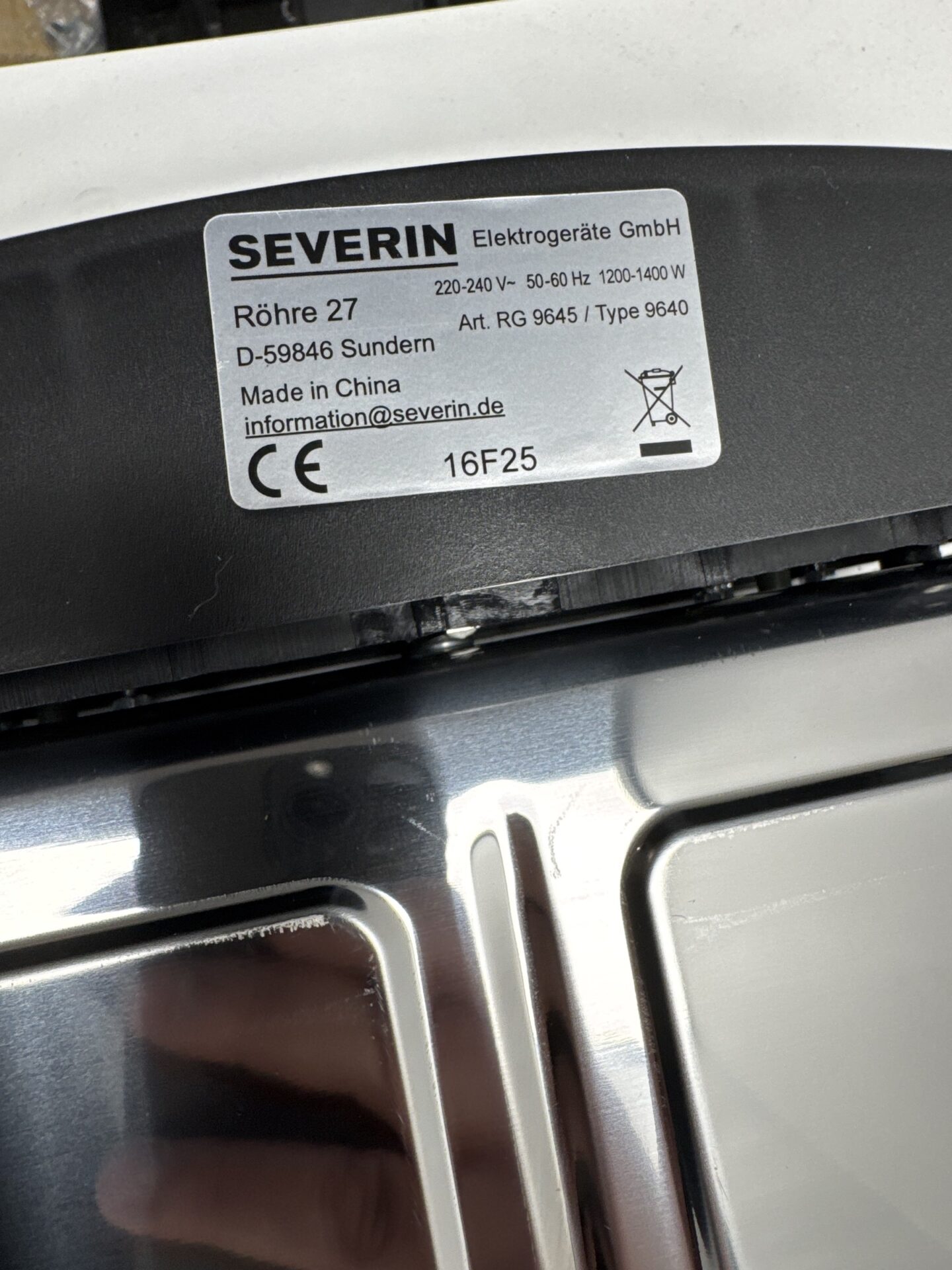 Severin raclette kepsninė su akmens plokšte (naudota) — nuotrauka 5